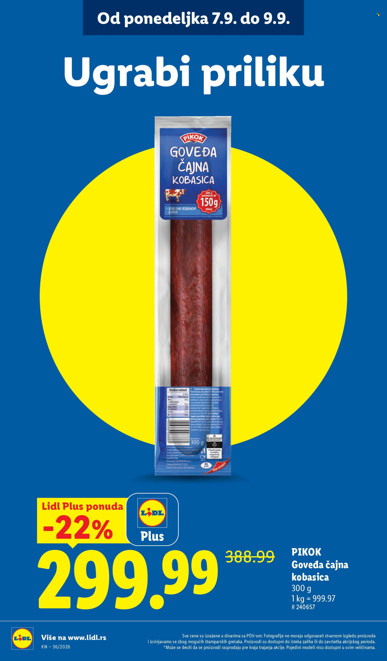 Lidl katalog - 03.09.2026 - 09.09.2026. Stranica 18