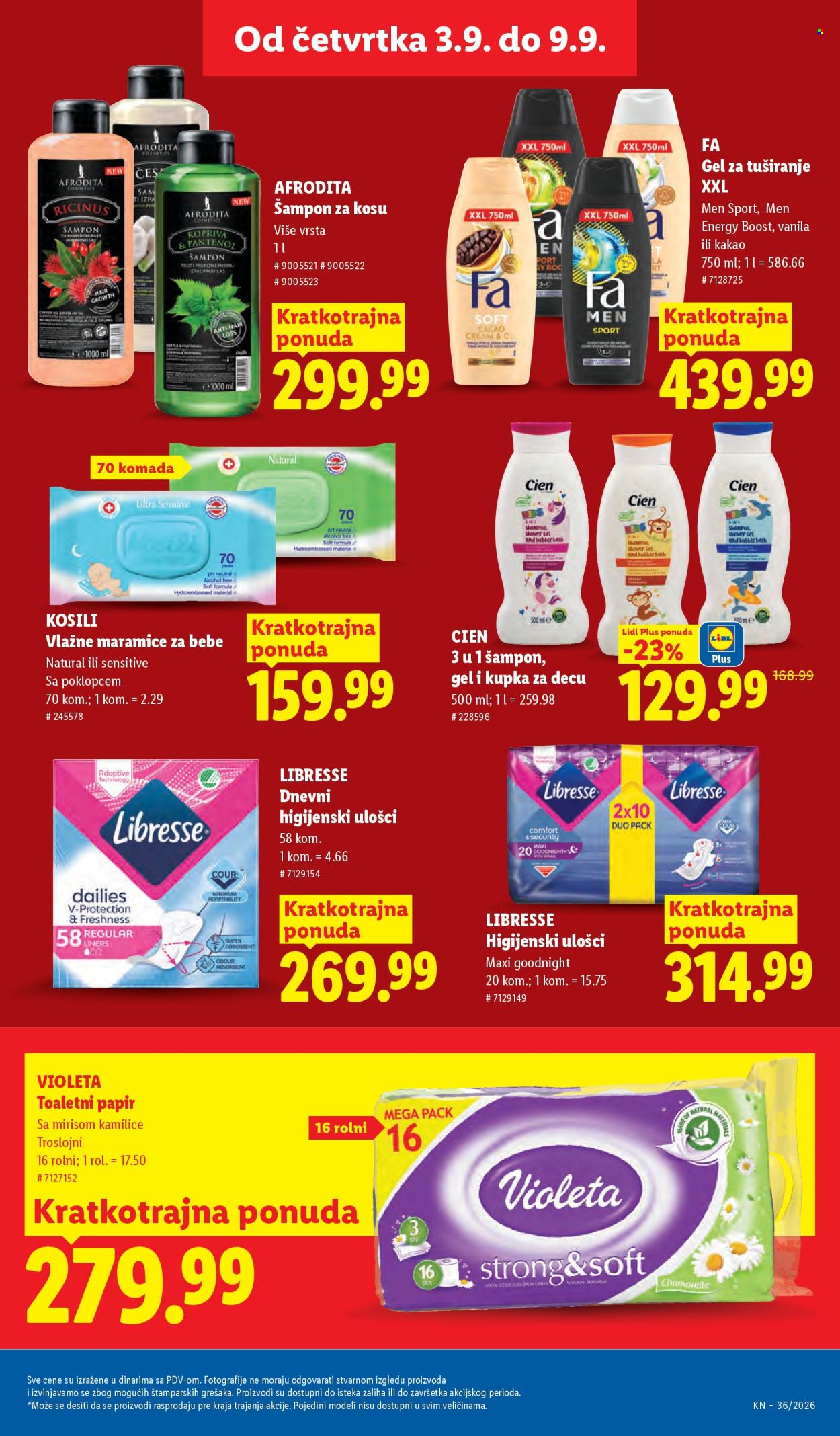 Lidl katalog - 03.09.2026 - 09.09.2026. Stranica 39