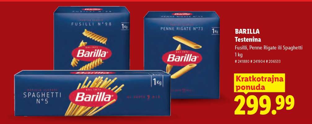 Barilla Testenina