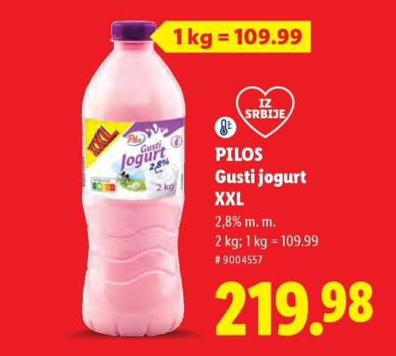 Pilos Gusti jogurt XXL