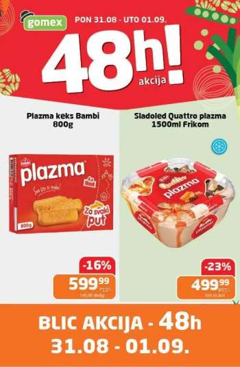 Gomex katalog - 31.08.2026 - 02.09.2026.