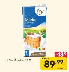 Mleko uht 2.8% mm to!