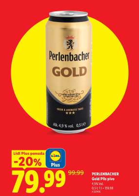 Perlenbacher Gold Pils pivo