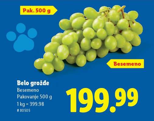 Belo grožđe