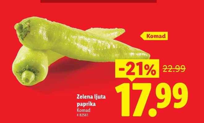 Zelena ljuta paprika