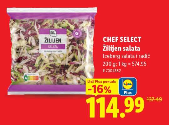 Chef Select Žilijen salata