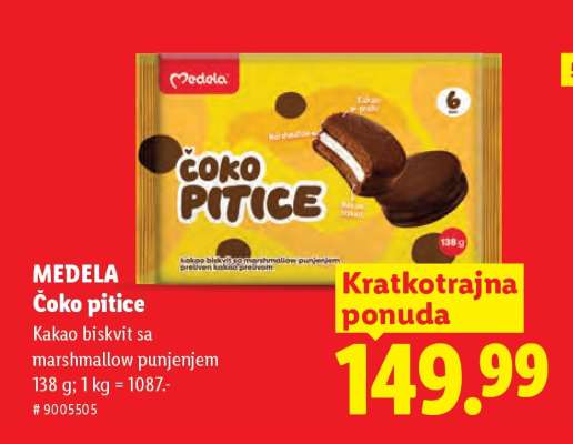 MEDELA Čoko pitice