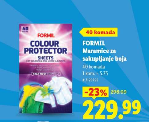 FORMIL Colour Protector Sheets