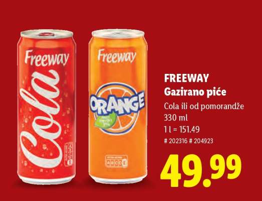 Freeway Gazirano piće