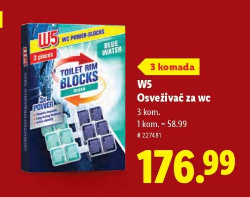 W5 Osvježivač za wc