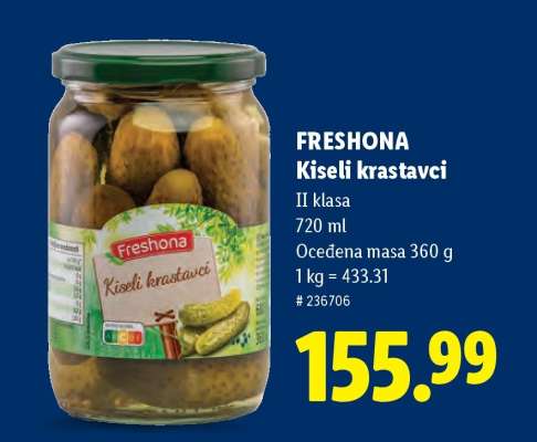 Freshona Kiseli krastavci