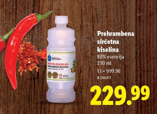 Prehrambena sirćetna kiselina