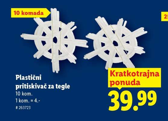 Plastični pritiskiivač za tegle