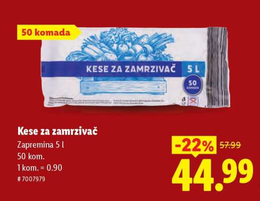 Kese za zamrzivač