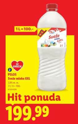 Pilos Sveže mleko XXL