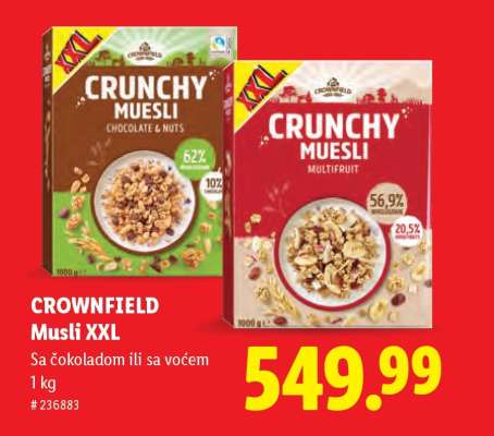 Crownfield Musli XXL