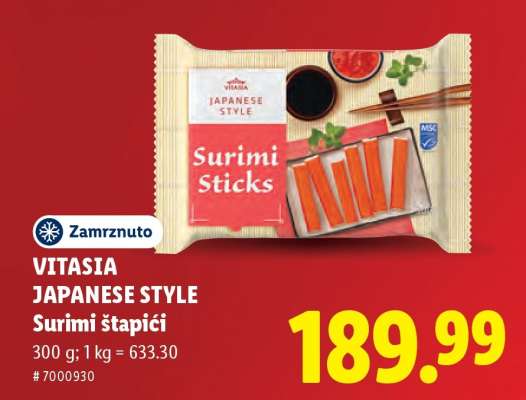 Vitasia Japanese style Surimi šťapići