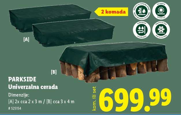 Parkside Univerzalna cerada