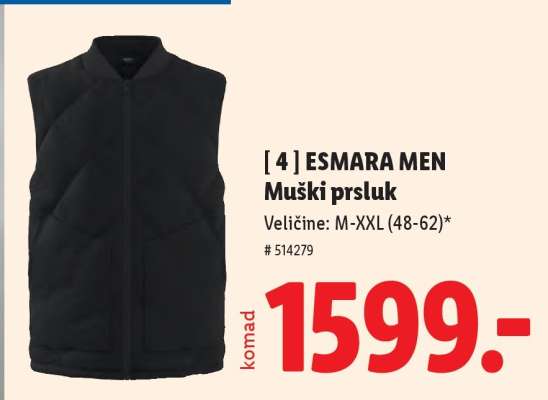 Esmara Men Muški prsluk