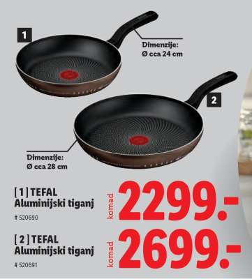TEFAL Aluminijski tiganj