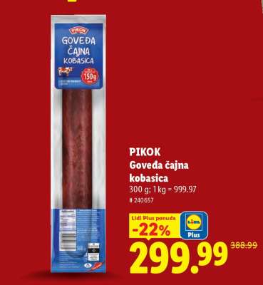 Pikok Goveđa čajna kobasica