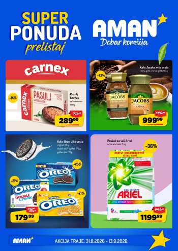 Aman katalog - 31.08.2026 - 13.09.2026.