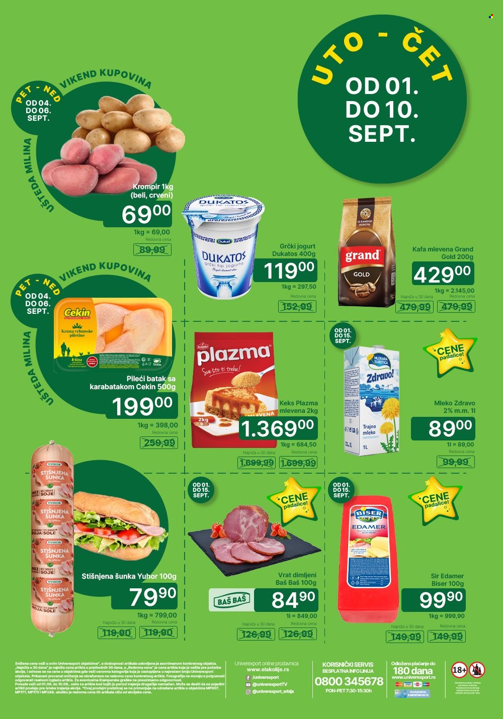 Univerexport katalog - 01.09.2026 - 10.09.2026. Stranica 1