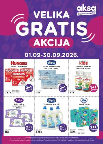 Aksa katalog - 01.09.2026 - 30.09.2026.