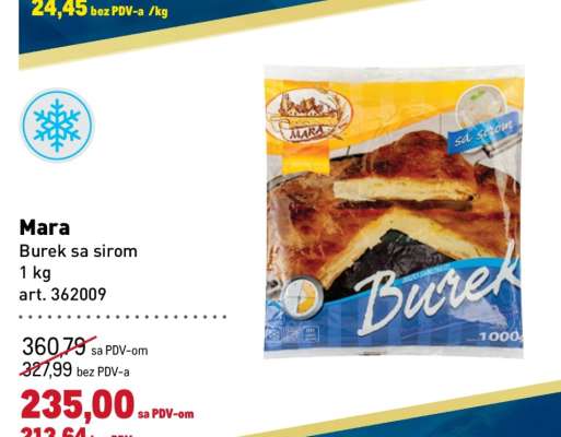 Mara Burek sa sirom