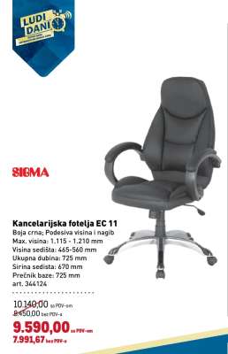 Kancelarijska fotelja EC 11