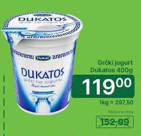 Grčki jogurt Dukatos 400g