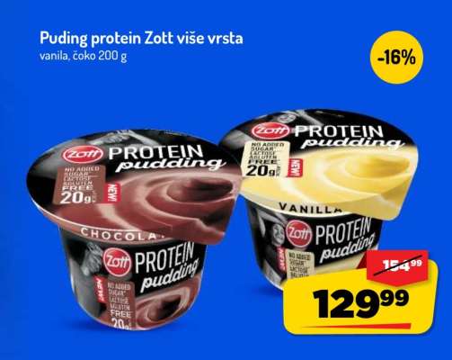 Puding protein Zott više vrsta