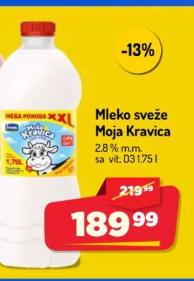 Mleko sveže Moja Kravica