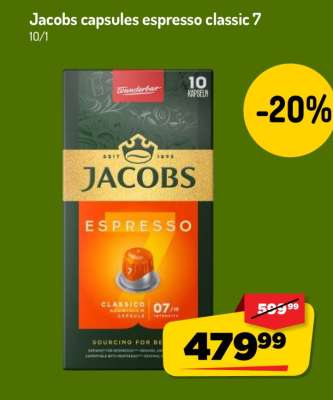 Jacobs capsules espresso classic 7