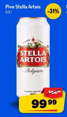 Pivo Stella Artois