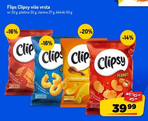 Flips Clipsy više vrsta