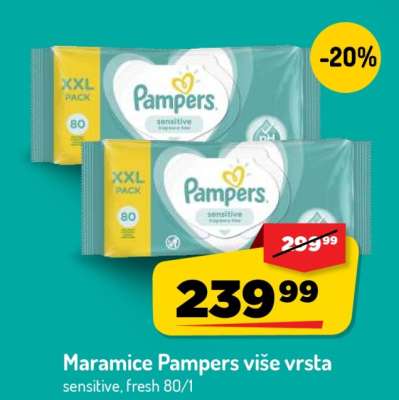 Maramice Pampers više vrsta
