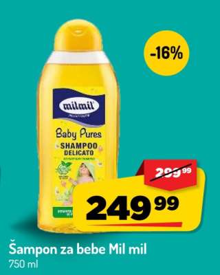 Šampon za bebe Mil mil