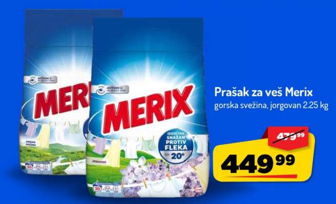 Prašak za veš Merix
