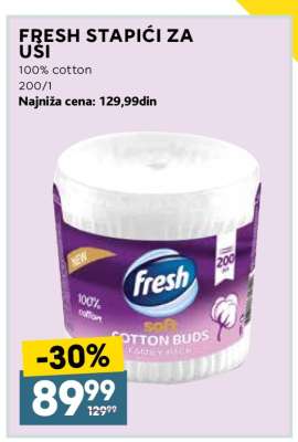 Fresh štapići za uši