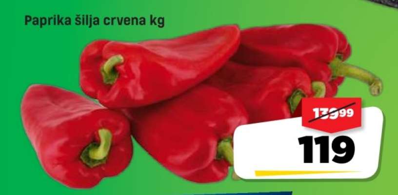 Paprika šilja crvena kg