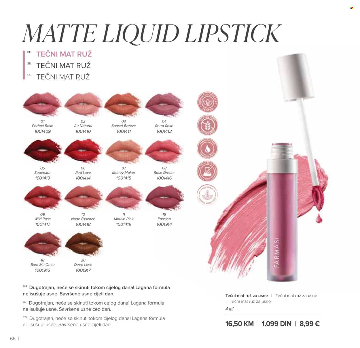 Farmasi katalog - 01.09.2026 - 31.10.2026. Stranica 66