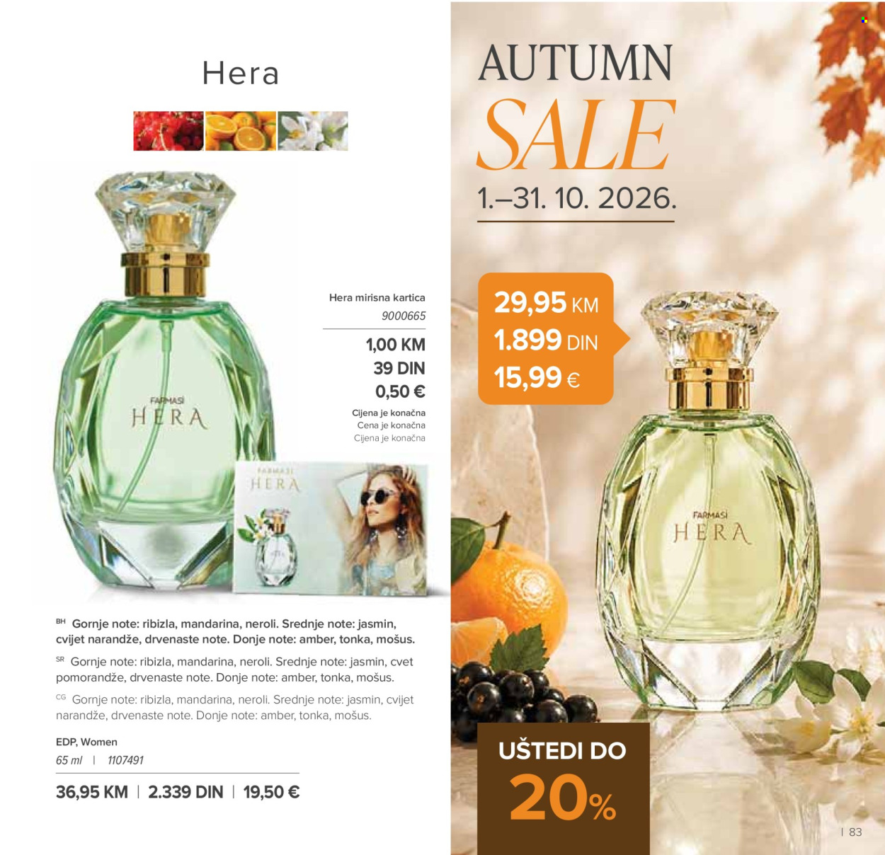 Farmasi katalog - 01.09.2026 - 31.10.2026. Stranica 83