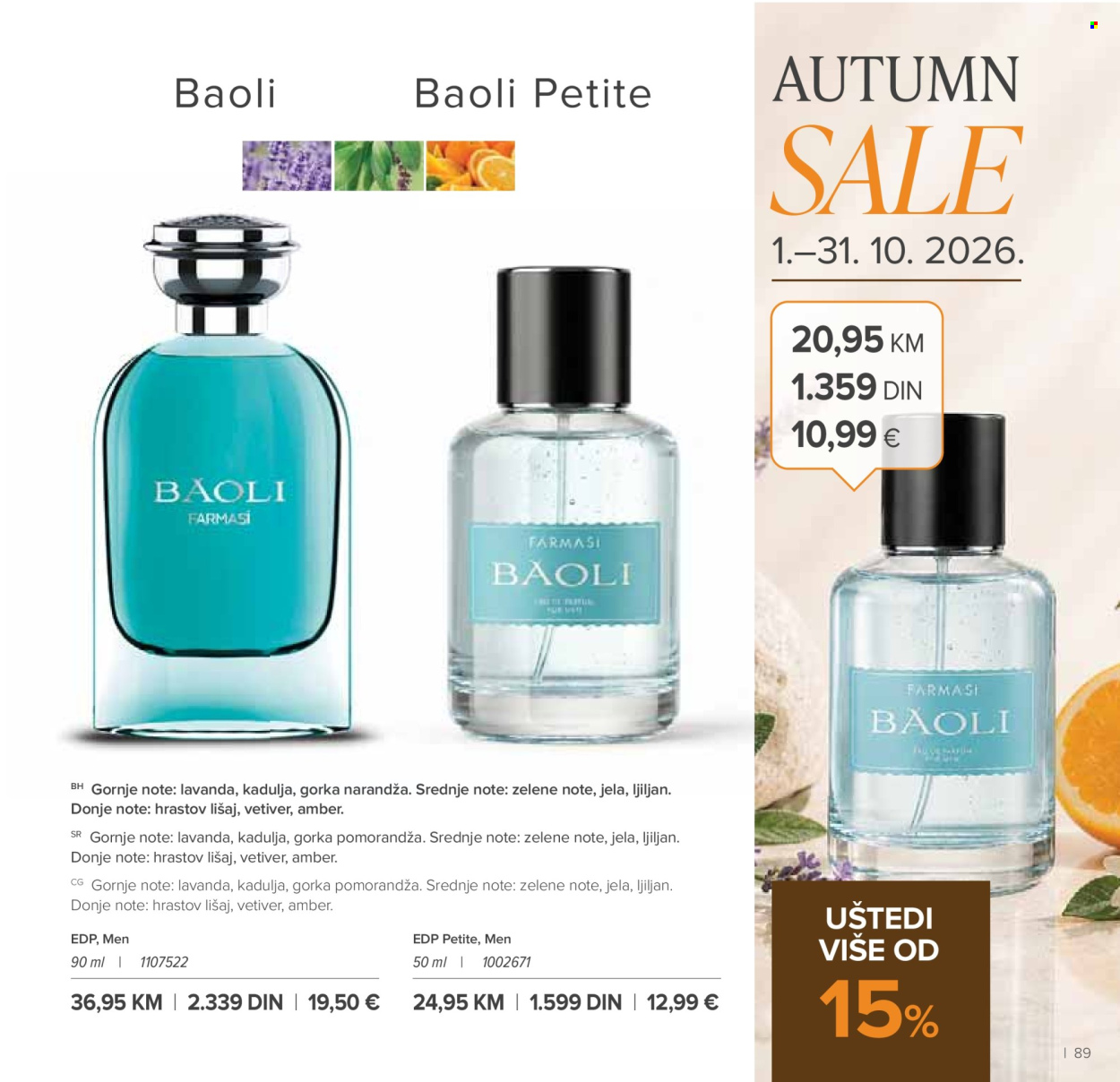 Farmasi katalog - 01.09.2026 - 31.10.2026. Stranica 89