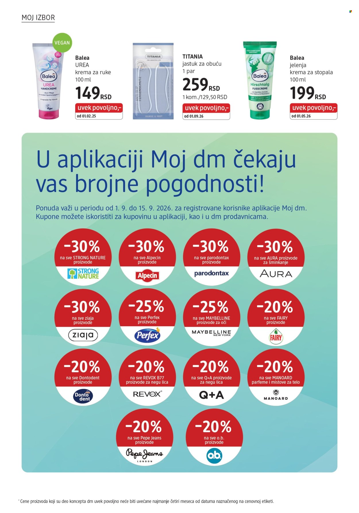 dm drogerie katalog - 01.09.2026 - 30.09.2026. Stranica 28