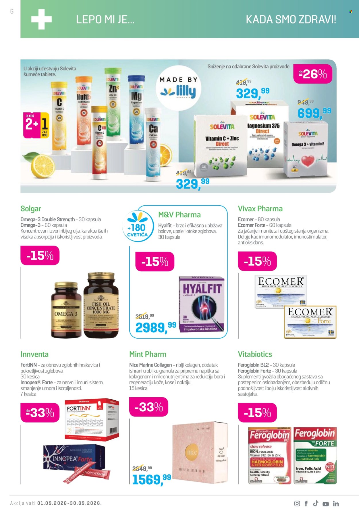 Lilly Drogerie katalog - 01.09.2026 - 30.09.2026. Stranica 6