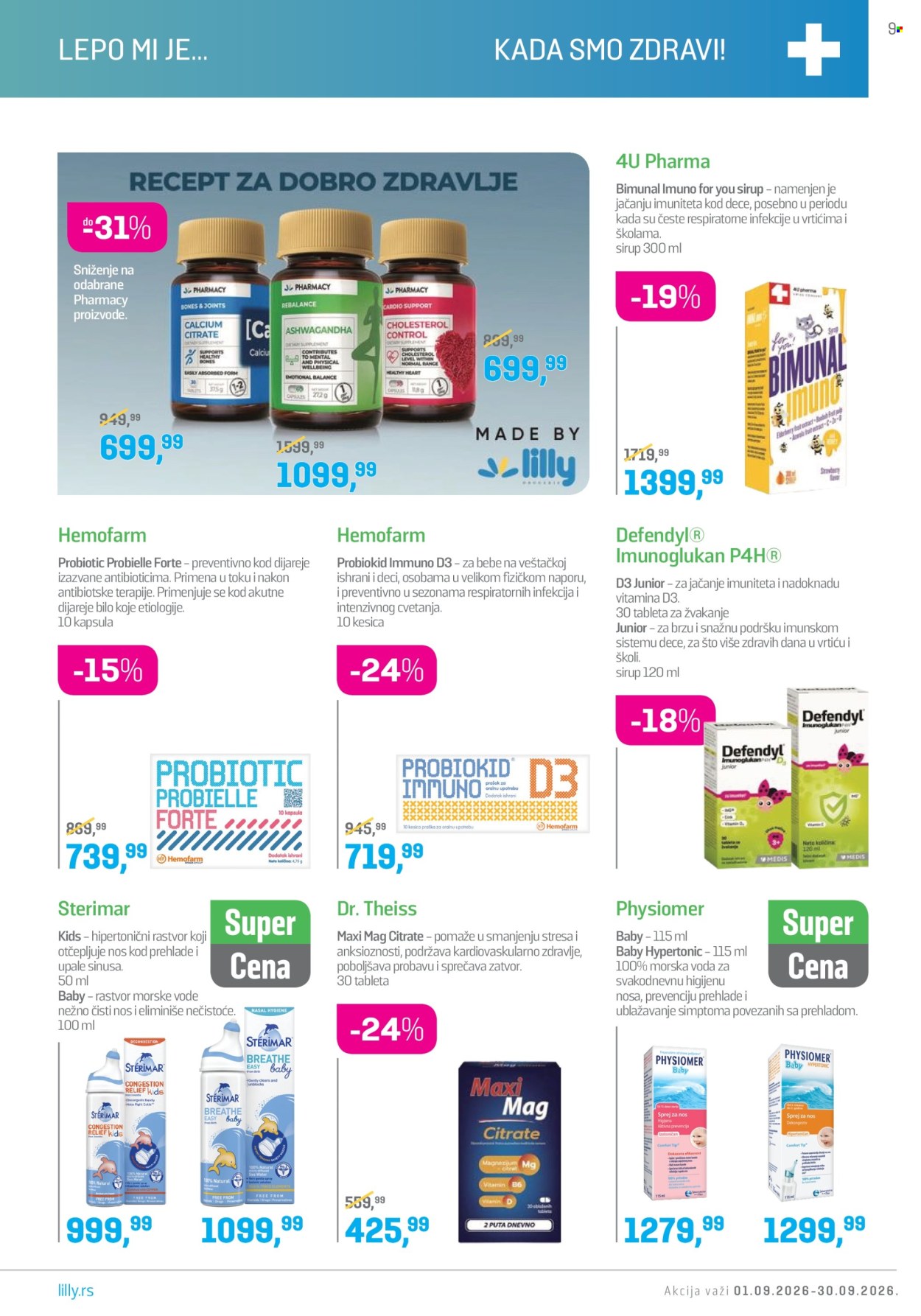 Lilly Drogerie katalog - 01.09.2026 - 30.09.2026. Stranica 9