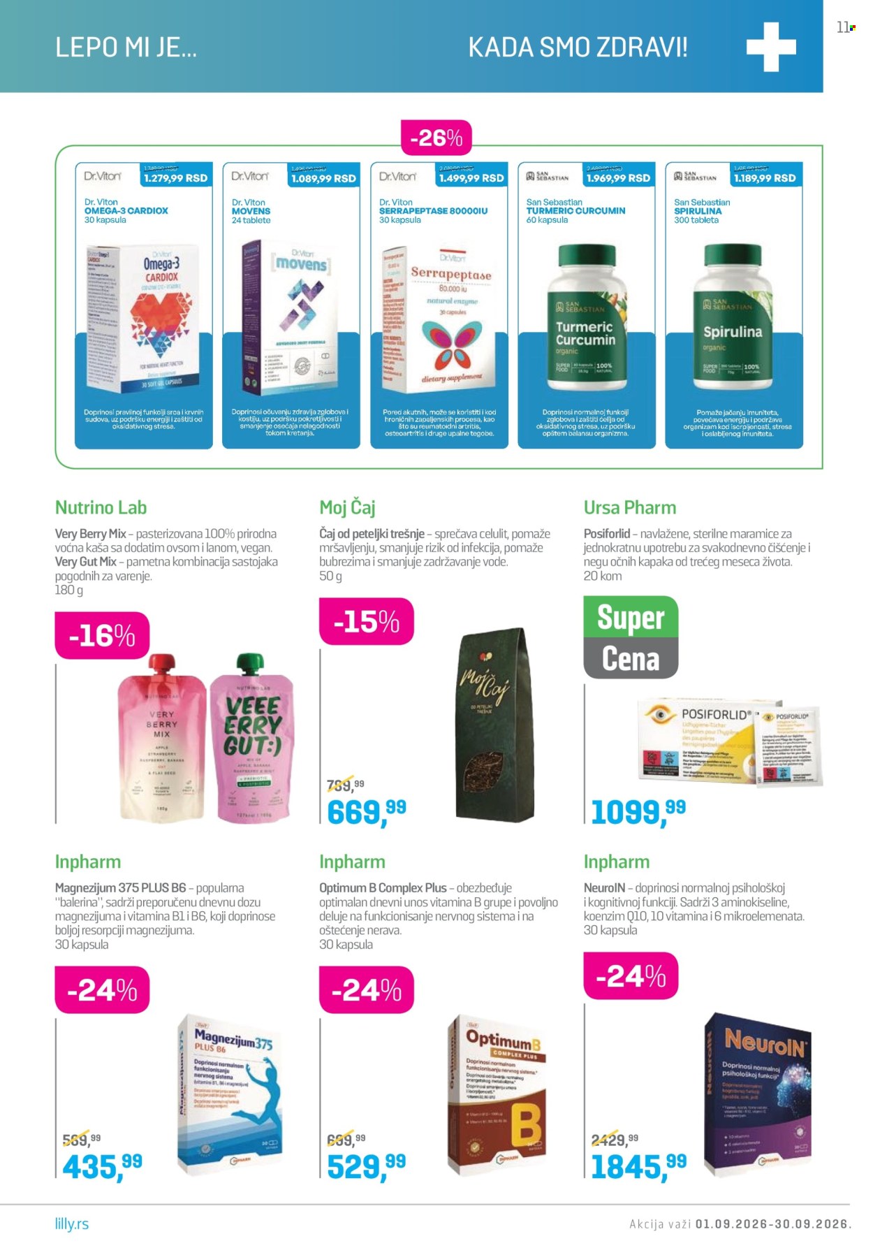 Lilly Drogerie katalog - 01.09.2026 - 30.09.2026. Stranica 11