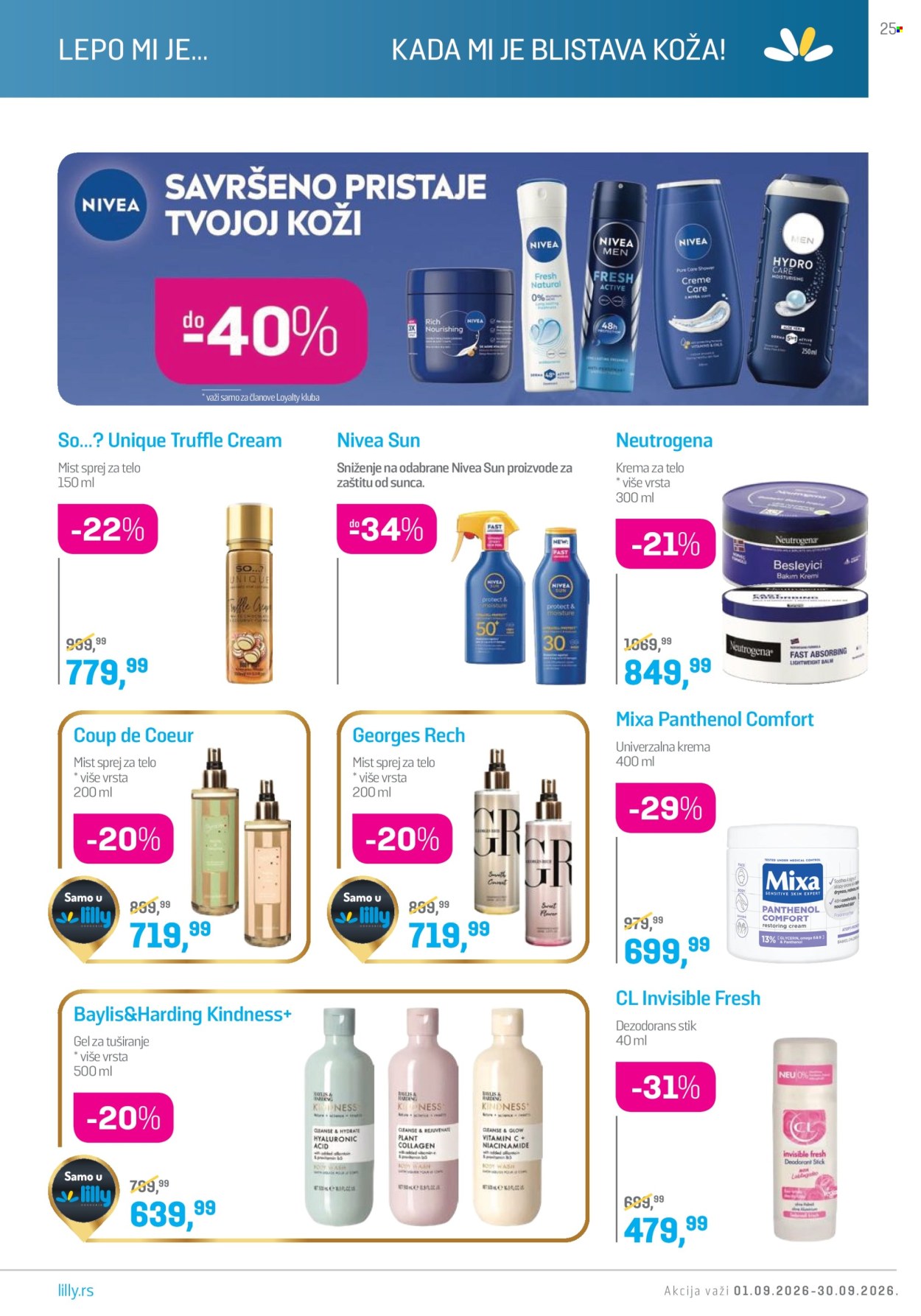 Lilly Drogerie katalog - 01.09.2026 - 30.09.2026. Stranica 25