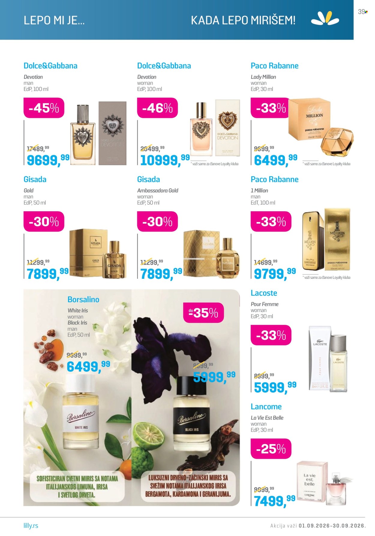 Lilly Drogerie katalog - 01.09.2026 - 30.09.2026. Stranica 39